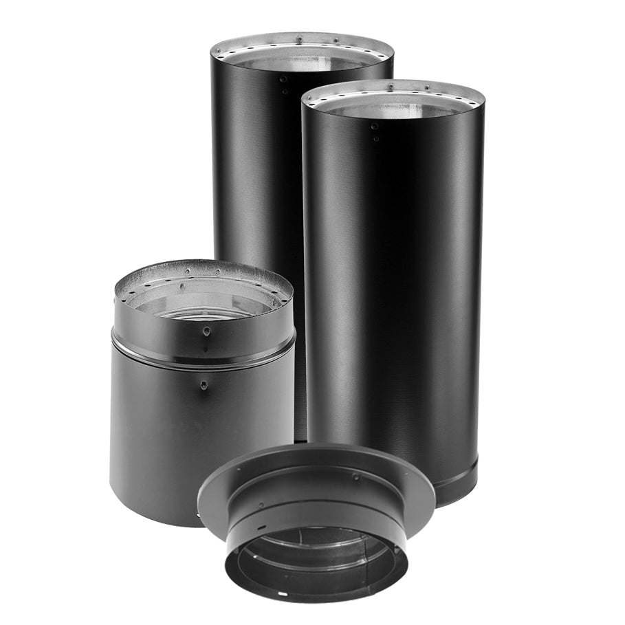 DuraVent DVL 6 Diameter x 48 Long Double Wall Black Stove Pipe – AllFuel  HST