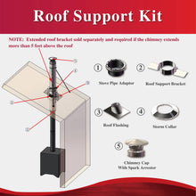 Load image into Gallery viewer, Roof Support Kit for 8" Inner Diameter Chimney Pipe