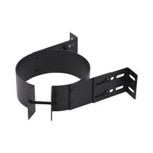 Load image into Gallery viewer, 3" Diameter Adjustable Wall Bracket for AllFuel HST Pellet Stove Pipe - Black