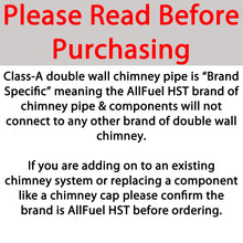 Load image into Gallery viewer, Chimney Cap with Flat Top and Spark Screen for 8" Inner Diameter Chimney Pipe