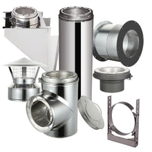 Load image into Gallery viewer, Through The Wall Kit for 8" Inner Diameter Chimney Pipe