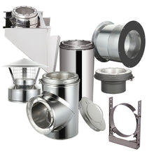 Load image into Gallery viewer, Through The Wall Kit for 8" Inner Diameter Chimney Pipe