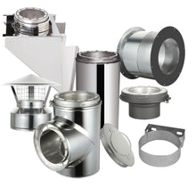 Load image into Gallery viewer, Through The Wall Kit for 8" Inner Diameter Chimney Pipe