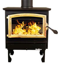 Load image into Gallery viewer, Buck Stove Model 21NC Wood Stove With Gold Door and Leg Kit
