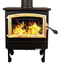 Load image into Gallery viewer, Buck Stove Model 21NC Wood Stove With Gold Door and Leg Kit