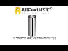Load and play video in Gallery viewer, 6&quot; Inner Diameter x 12&quot; Long Double Wall Chimney Pipe

