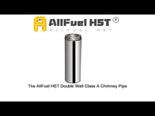 Load and play video in Gallery viewer, 6" Inner Diameter x 24" Long Double Wall Chimney Pipe