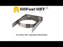 Load and play video in Gallery viewer, Adjustable Wall Bracket for 8" Inner Diameter Chimney Pipe