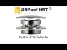 Load and play video in Gallery viewer, Chimney Cap with Flat Top for 6" Inner Diameter Chimney Pipe