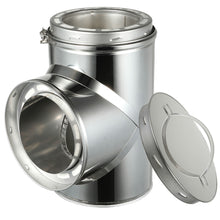 Load image into Gallery viewer, Tee with Clean-Out Cap for 6" Inner Diameter Chimney Pipe