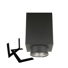 Load image into Gallery viewer, 24" Square Ceiling Support Box for 8" Inner Diameter Chimney Pipe