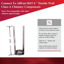 Load image into Gallery viewer, Elbow Strap for 6" Inner Diameter Chimney Pipe