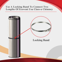 Load image into Gallery viewer, Locking Band for 8" Inner Diameter Chimney Pipe