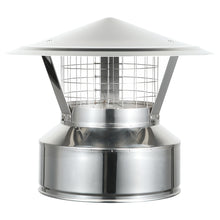 Load image into Gallery viewer, Chimney Cap with Spark Screen for 8" Inner Diameter Chimney Pipe