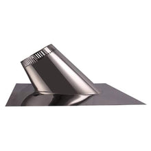 Load image into Gallery viewer, 7/12 to 12/12 Pitch Roof Flashing for 6" Inner Diameter Chimney Pipe