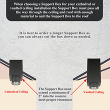 Load image into Gallery viewer, Cathedral Ceiling Kit for 6" Inner Diameter Chimney Pipe with Spark Guard Chimney Cap