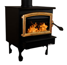 Load image into Gallery viewer, Buck Stove Model 21NC Wood Stove With Gold Door and Leg Kit