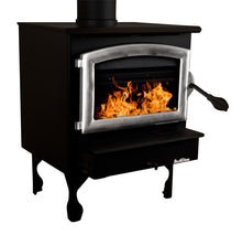 Load image into Gallery viewer, Buck Stove Model 21NC Wood Stove With Pewter Door and Leg Kit
