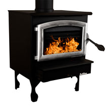 Load image into Gallery viewer, Buck Stove Model 21NC Wood Stove With Pewter Door and Leg Kit