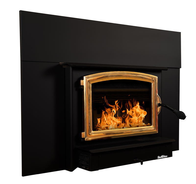 Buck Stove Model 74 Fireplace Insert With Gold Door AllFuel HST