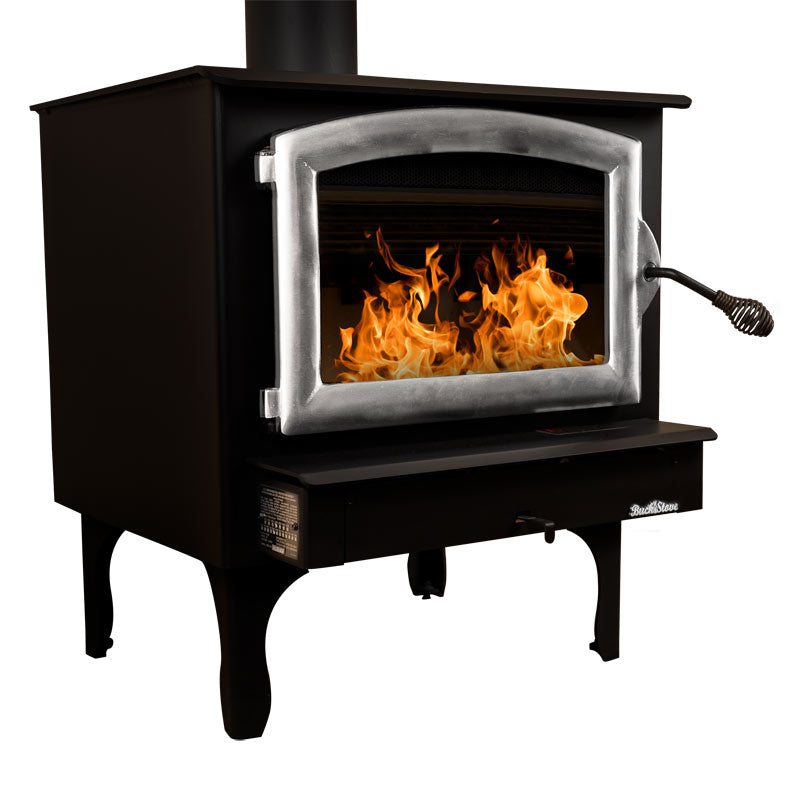 Buck Stove Model 74 Wood Stove With Pewter Door and Leg Kit – AllFuel HST