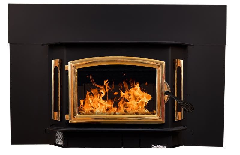 Buck Stove Model 81 Fireplace Insert With Gold Door