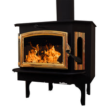 Load image into Gallery viewer, Buck Stove Model 91 Wood Stove With Gold Door and Leg Kit