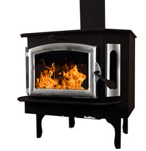 Load image into Gallery viewer, Buck Stove Model 91 Wood Stove With Pewter Door and Leg Kit