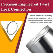 Load image into Gallery viewer, 30 Degree Elbow Kit for 6" Inner Diameter Chimney Pipe