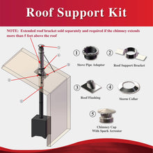 Load image into Gallery viewer, Roof Support Kit for 8&quot; Inner Diameter Chimney Pipe
