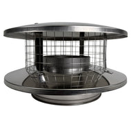 Chimney Cap with Flat Top and Spark Screen for 6
