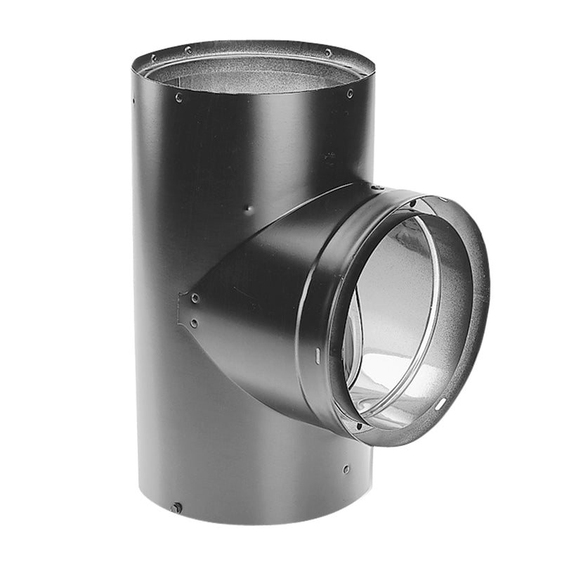 テラノヴァ　必須　 DuraVent DVL 6'' x 6'' DVL Double-Wall Black Stove Pipe - 8606