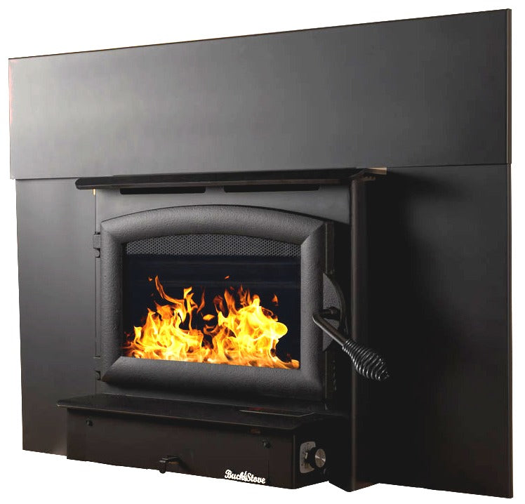 Buck Stove Model 21NC Fireplace Insert With Black Door