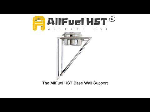 AllFuel HST Support mural de base pour tuyau de cheminée isolé à double  paroi en acier inoxydable 304 de 15,2 cm de diamètre