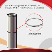 Load image into Gallery viewer, Locking Band for 6&quot; Inner Diameter Chimney Pipe
