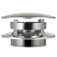 Chimney Cap with Flat Top for 6