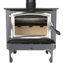 Load image into Gallery viewer, Buck Stove Model 74 Wood Stove With Pewter Door and Leg Kit

