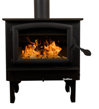 Load image into Gallery viewer, Buck Stove Model 74 Wood Stove With Black Door and Leg Kit
