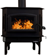 Load image into Gallery viewer, Buck Stove Model 81 Wood Stove With Black Door and Leg Kit
