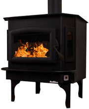 Load image into Gallery viewer, Buck Stove Model 81 Wood Stove With Black Door and Leg Kit
