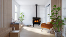 Load image into Gallery viewer, Buck Stove Model 81 Wood Stove With Gold Door and Leg Kit
