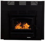 Buck Stove Model ZC21NC Zero Clearance Fireplace With Black Door